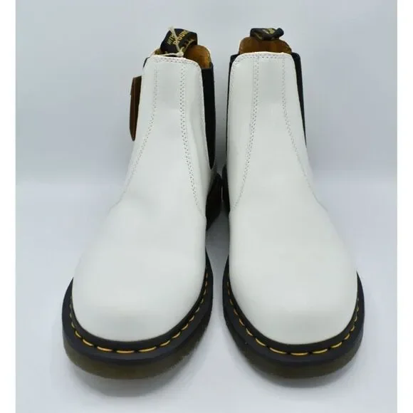 Dr Martens 2976 Mens Size 14 White Smooth Leather Chelsea Dr Martens 2976 Mens Size 14 White Smooth Leather Chelsea